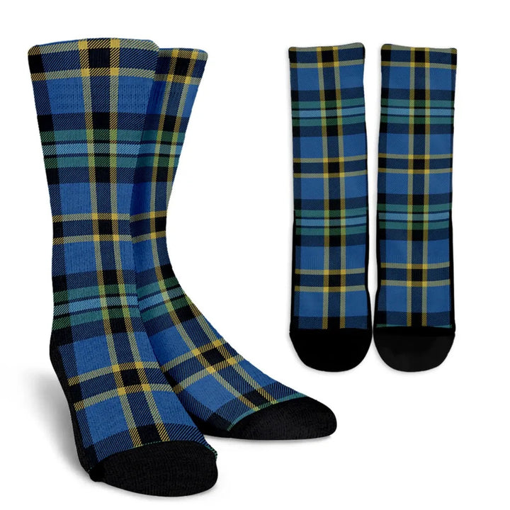 Scottish Weir Ancient Clan Tartan Crew Socks