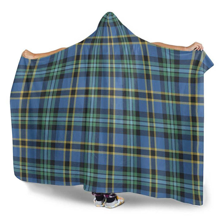 Scottish Weir Ancient Clan Tartan Hooded Blanket Tartan Plaid 3