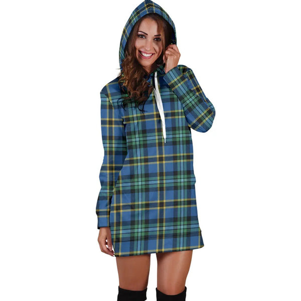 Scottish Weir Ancient Clan Tartan Hoodie Dress