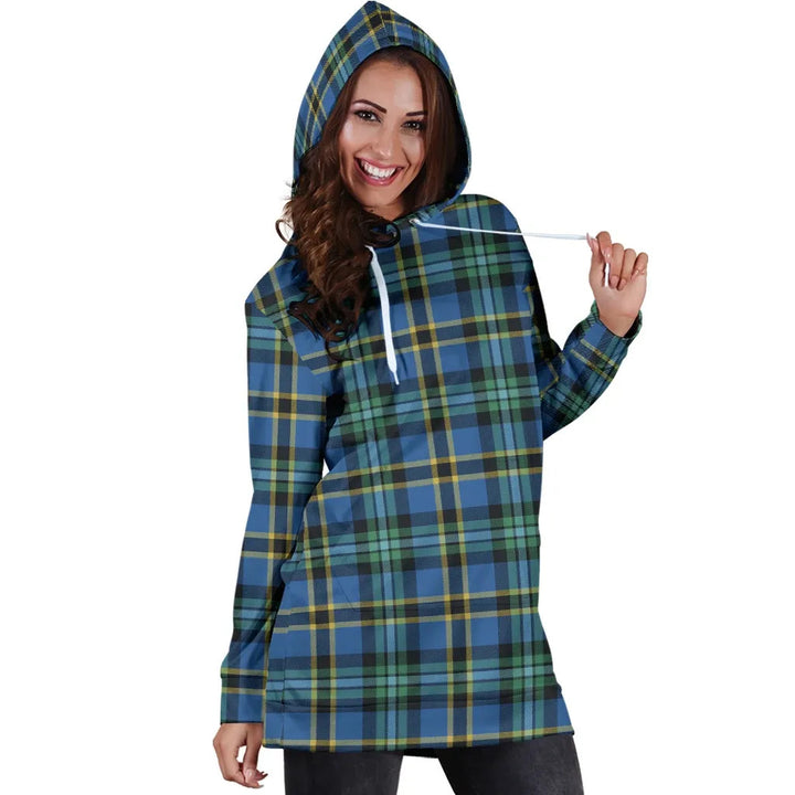 Scottish Weir Ancient Clan Tartan Hoodie Dress