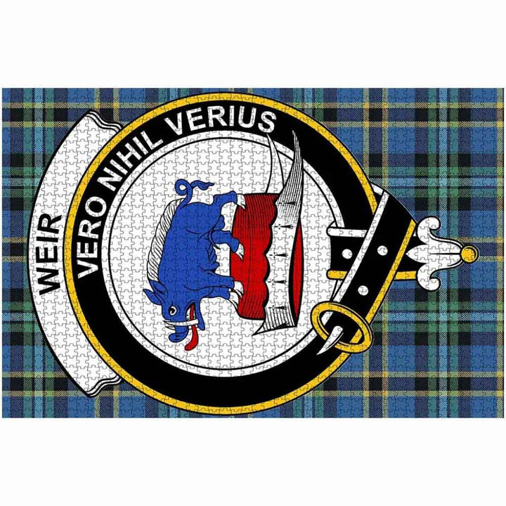 Scottish Weir Clan Crest Tartan Jigsaw Puzzle 2