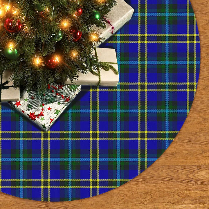 Scottish Weir Modern Clan Tartan Christmas Tree Skirt No Tassels 2 Tartan Plaid