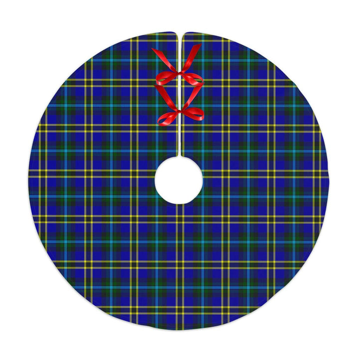 Scottish Weir Modern Clan Tartan Christmas Tree Skirt No Tassels 1 Tartan Plaid