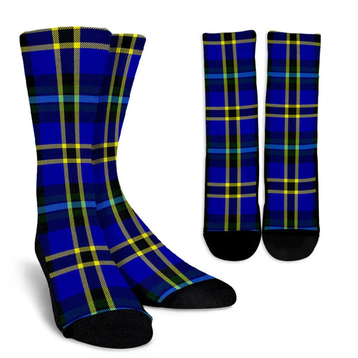 Scottish Weir Modern Clan Tartan Crew Socks