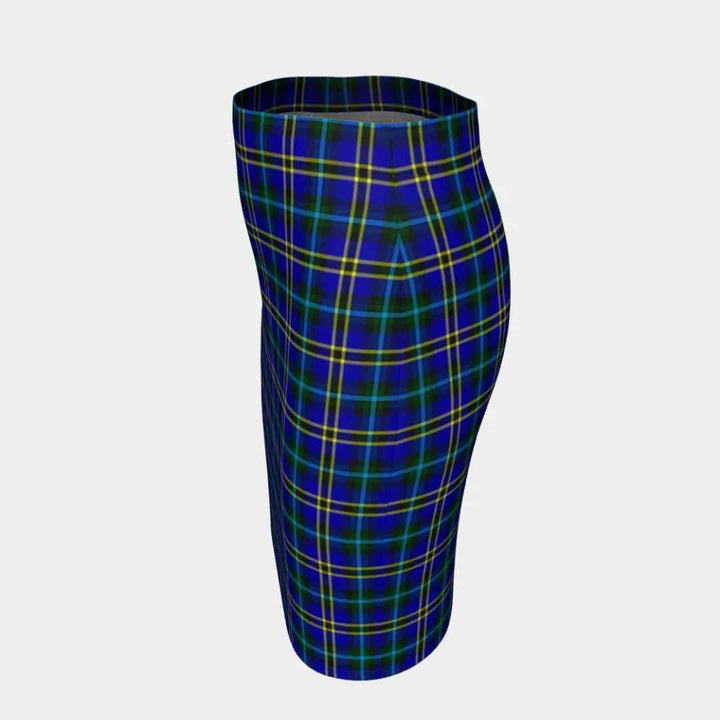 Scottish Weir Modern Clan Tartan Fitted Skirt Tartan Plaid 2