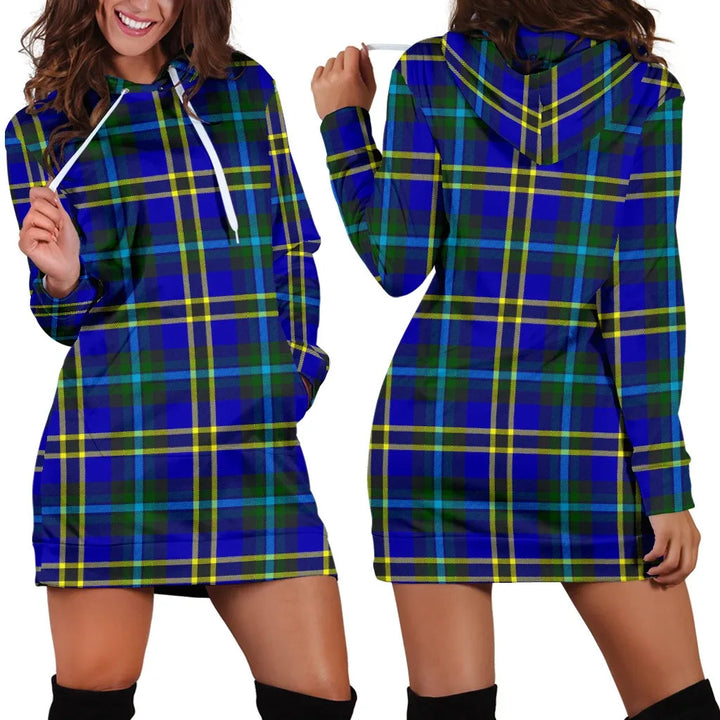 Scottish Weir Modern Clan Tartan Hoodie Dress