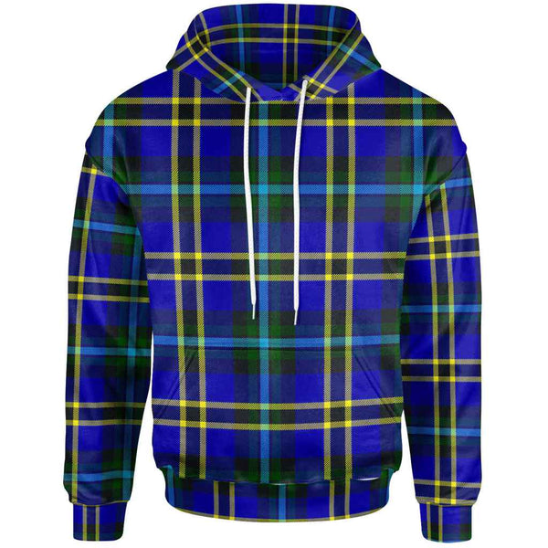 Scottish Weir Modern Clan Tartan Hoodie Front Side Tartan Plaid