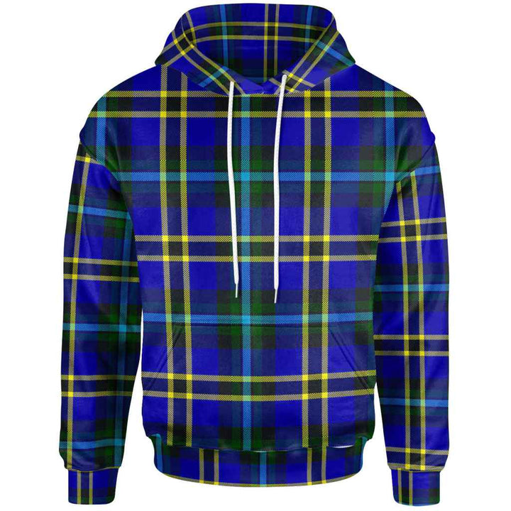 Scottish Weir Modern Clan Tartan Hoodie Front Side Tartan Plaid