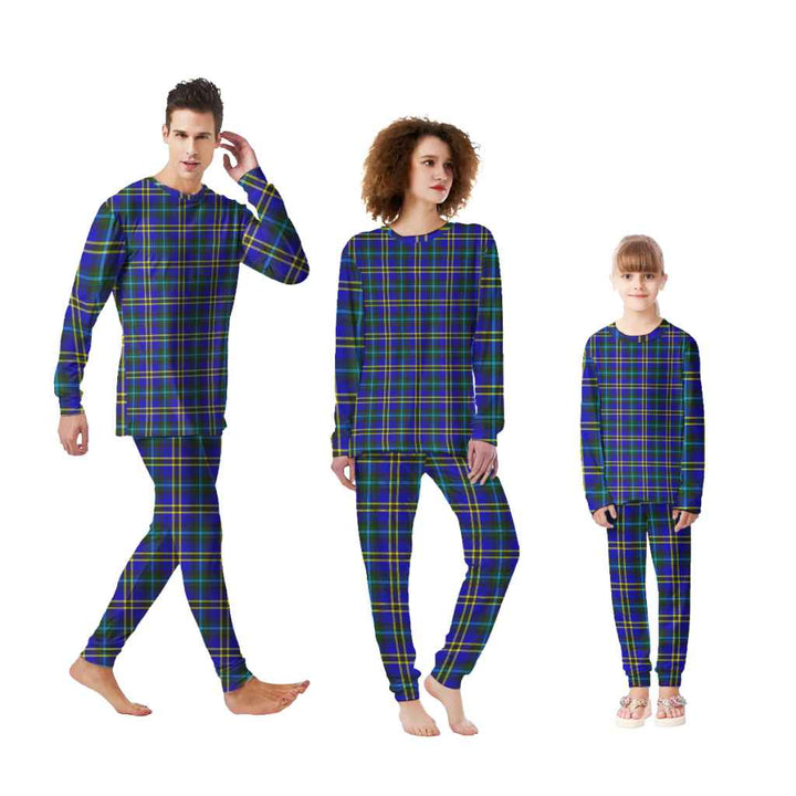 Scottish Weir Modern Clan Tartan Pajama Set Tartan Plaid