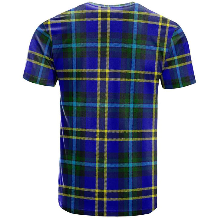 Scottish Weir Modern Clan Tartan T-Shirt Back Side Tartan Plaid