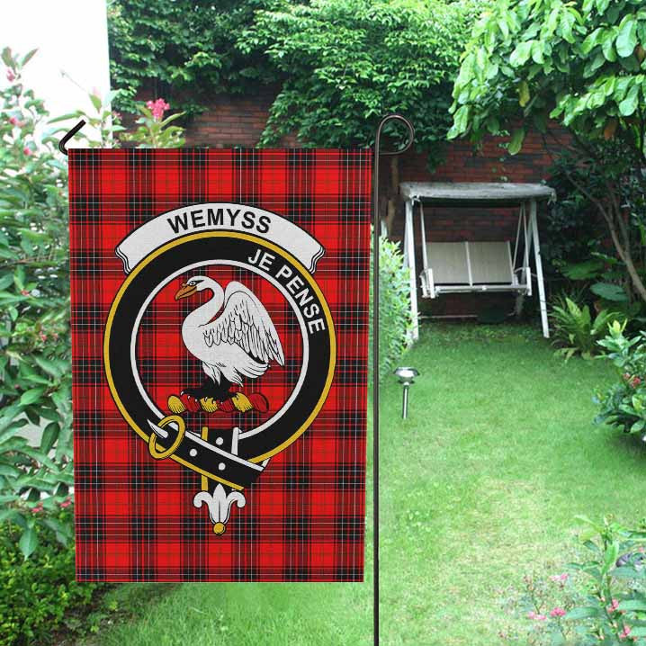 Scottish Wemyss Clan Crest Tartan Garden Flag Tartan Plaid 2