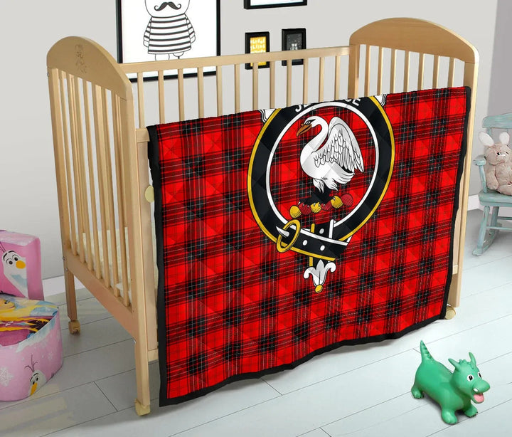 Scottish Wemyss Modern Clan Crest Tartan Quilt Tartan Plaid 13