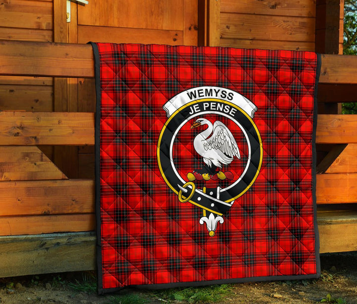 Scottish Wemyss Modern Clan Crest Tartan Quilt Tartan Plaid 7