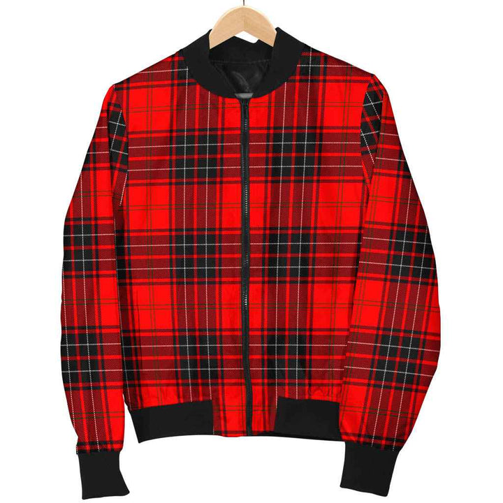 Scottish Wemyss Modern Clan Tartan Bomber Jacket Tartan Plaid 1