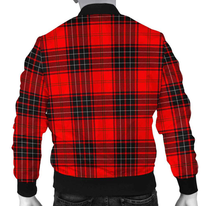 Scottish Wemyss Modern Clan Tartan Bomber Jacket Tartan Plaid 3