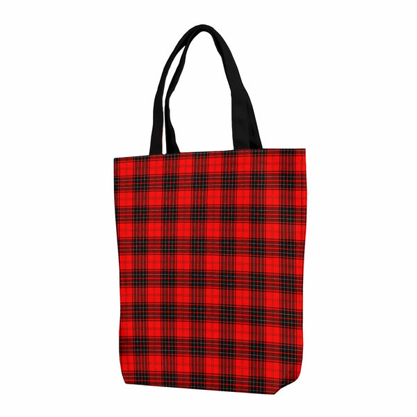 Scottish Wemyss Modern Clan Tartan Canvas Bag With Shoulder Strap Tartan Plaid 1