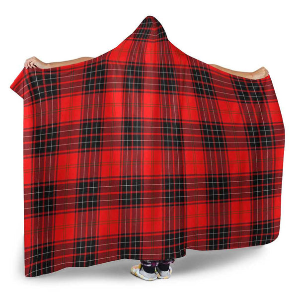Scottish Wemyss Modern Clan Tartan Hooded Blanket Tartan Plaid 2