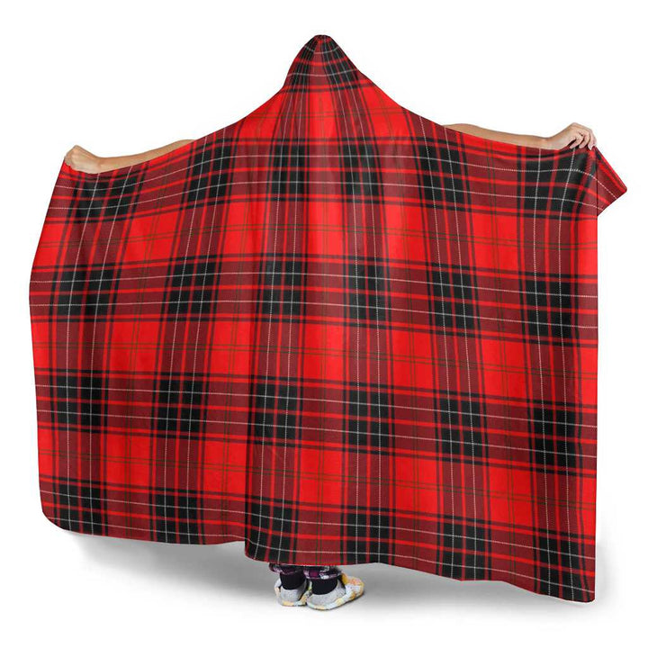 Scottish Wemyss Modern Clan Tartan Hooded Blanket Tartan Plaid 3