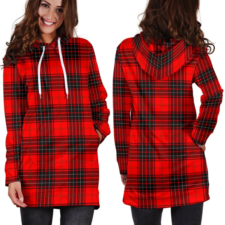 Scottish Wemyss Modern Clan Tartan Hoodie Dress