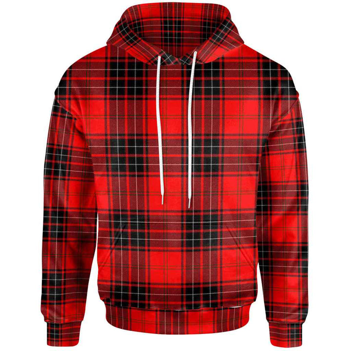 Scottish Wemyss Modern Clan Tartan Hoodie Front Side Tartan Plaid