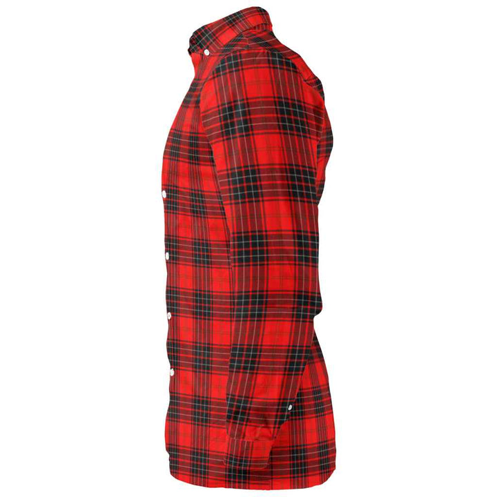 Scottish Wemyss Modern Clan Tartan Long Sleeve Shirt Tartan Plaid