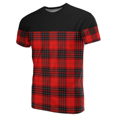 Scottish Wemyss Modern Clan Tartan T-Shirt Horizontal Style Front Side Tartan Plaid