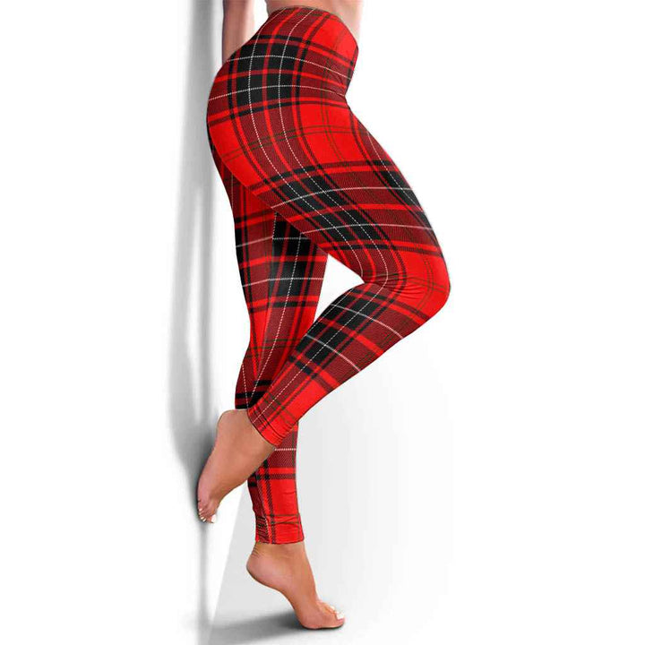 Scottish Wemyss Modern Clan Tartan Women Leggings Tartan Plaid 4