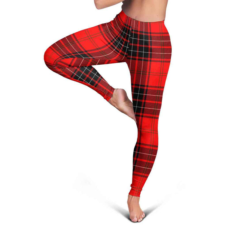 Scottish Wemyss Modern Clan Tartan Women Leggings Tartan Plaid 5