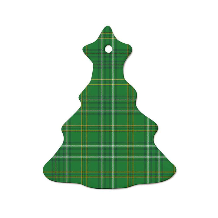 Scottish Wexford County Clan Tartan Ceramic Ornament  Tree Shape Tartan Plaid