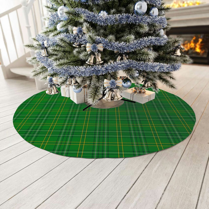 Scottish Wexford County Clan Tartan Christmas Tree Skirt No Tassels 3 Tartan Plaid