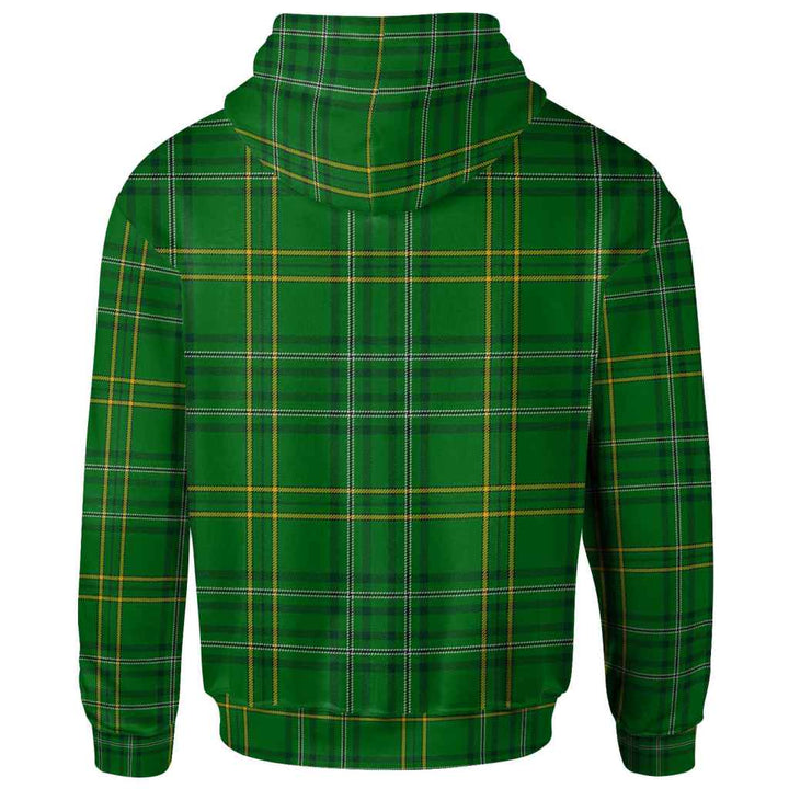 Scottish Wexford County Clan Tartan Hoodie Back Side Tartan Plaid
