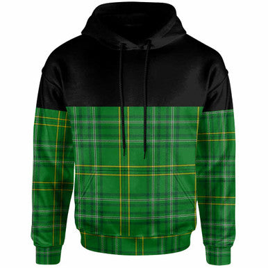 Scottish Wexford County Clan Tartan Hoodie - Horizontal Style Front Side Tartan Plaid
