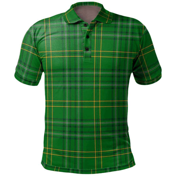 Scottish Wexford County Clan Tartan Polo Shirt Front Side Tartan Plaid
