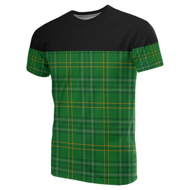 Scottish Wexford County Clan Tartan T-Shirt Horizontal Style Front Side Tartan Plaid