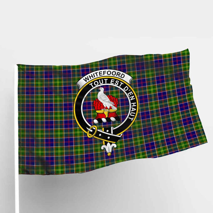 Scottish Whiteford Clan Crest Tartan Flag Parade Tartan Plaid 1