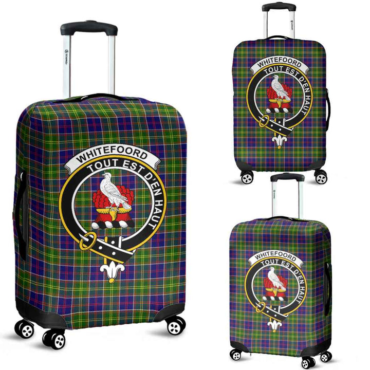 Scottish Whiteford Clan Crest Tartan Luggage Cover Tartan Plaid 1