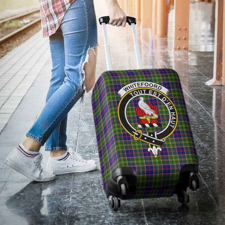 Scottish Whiteford Clan Crest Tartan Luggage Cover Tartan Plaid 3
