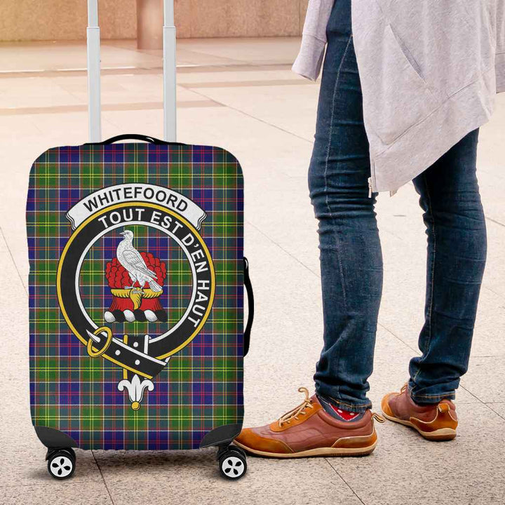Scottish Whiteford Clan Crest Tartan Luggage Cover Tartan Plaid 4