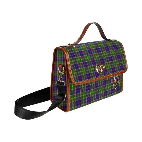 Scottish Whiteford Clan Crest Tartan Waterproof Canvas Bag Tartan Plaid 3