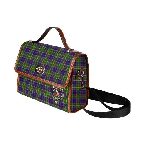 Scottish Whiteford Clan Crest Tartan Waterproof Canvas Bag Tartan Plaid 4