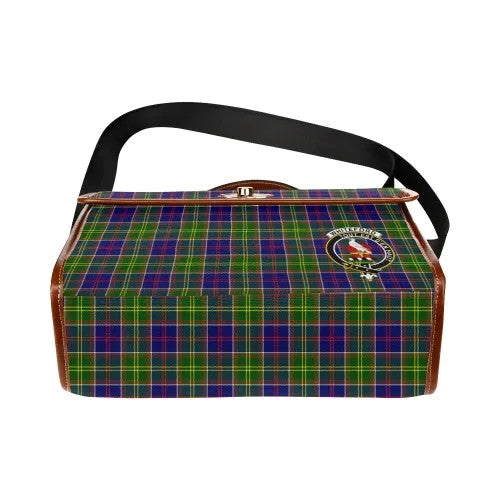 Scottish Whiteford Clan Crest Tartan Waterproof Canvas Bag Tartan Plaid 5