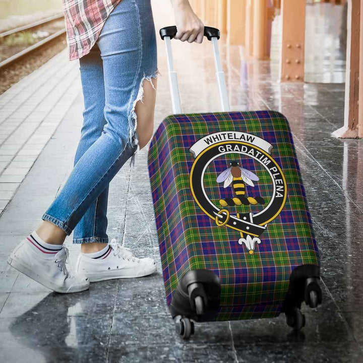 Scottish Whitelaw Clan Crest Tartan Luggage Cover Tartan Plaid 3