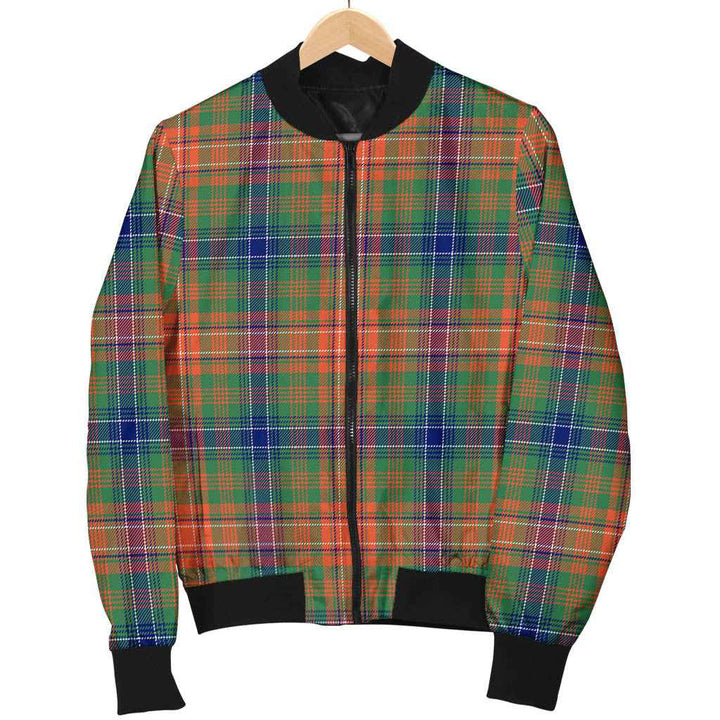 Scottish Wilson Ancient Clan Tartan Bomber Jacket Tartan Plaid 1