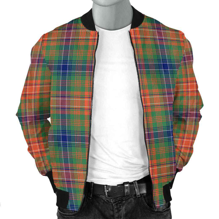 Scottish Wilson Ancient Clan Tartan Bomber Jacket Tartan Plaid 2