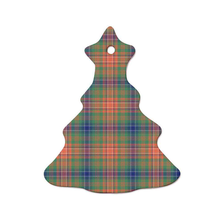 Scottish Wilson Ancient Clan Tartan Ceramic Ornament  Tree Shape Tartan Plaid