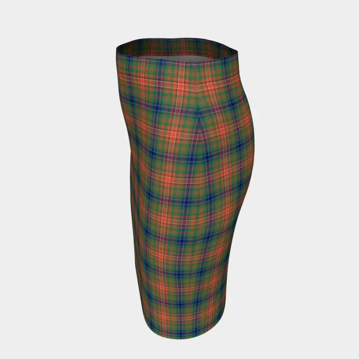 Scottish Wilson Ancient Clan Tartan Fitted Skirt Tartan Plaid 2