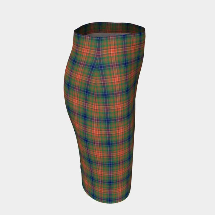 Scottish Wilson Ancient Clan Tartan Fitted Skirt Tartan Plaid 3