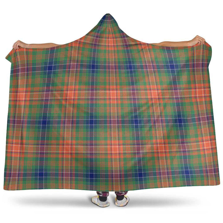 Scottish Wilson Ancient Clan Tartan Hooded Blanket Tartan Plaid 1