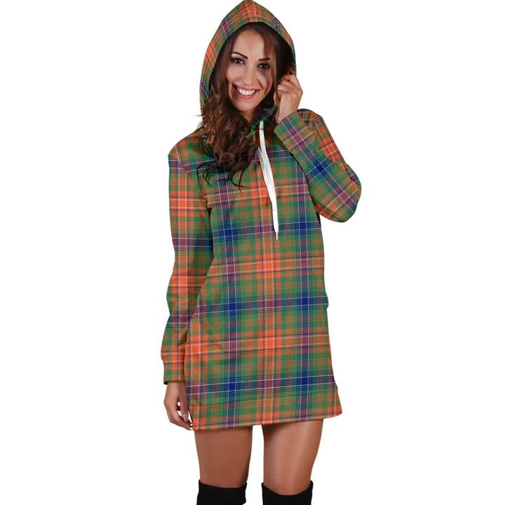 Scottish Wilson Ancient Clan Tartan Hoodie Dress