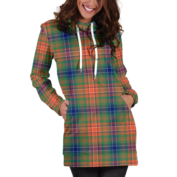 Scottish Wilson Ancient Clan Tartan Hoodie Dress